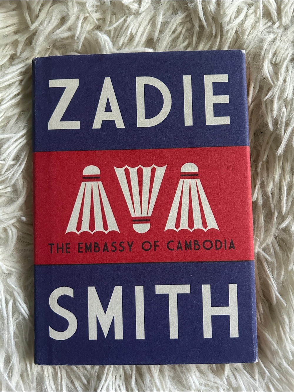Zadie Smith “The Embassy of Cambodia” - Red & Blue, hardcover novella